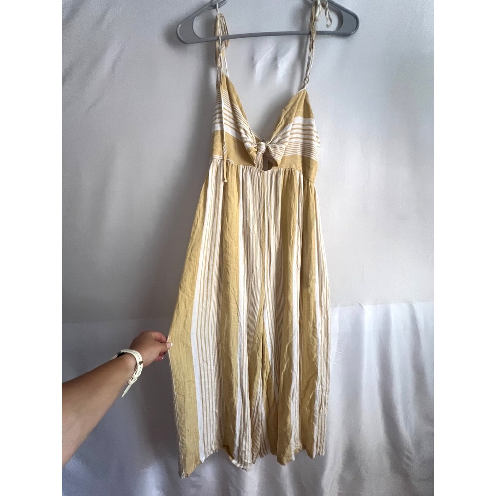 Sylar & Madison Romper Womens Medium Crop Wide Leg Boho Festival Hippie